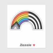 LGBT Ally Flag Progress Pride Flag Straight Ally Sticker (Vel)