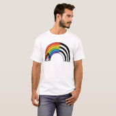 LGBT Ally Flag Progress Pride Flag Straight Ally T-shirt (Voorkant volledig)