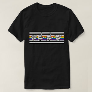 LGBT Ally Pride American Sign Language T-shirt