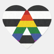 LGBT Ally Pride vlag gekleurde achtergrond