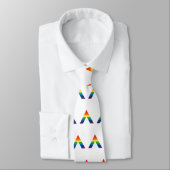 LGBT ALLY Rainbow Gay Pride Flag Stropdas (Gebonden)
