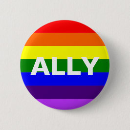 LGBT Ally Ronde Button 5,7 Cm