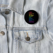 Lgbt Ally Shirt Ronde Button 5,7 Cm (In situ)