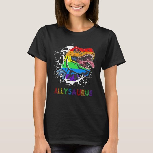 LGBT Ally Surus Be Kind Gay Rainbow LGBTQ Idea T-shirt (Voorkant)