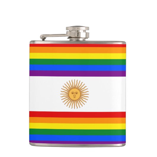 LGBT Argentinië Heupfles (Voorkant)