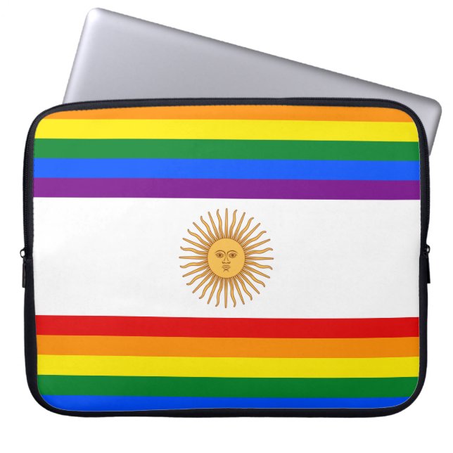 LGBT Argentinië Laptop Sleeve (Voorkant)