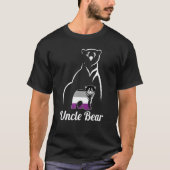 LGBT Asexual Uncle Beer Ace Pride Flag T-shirt (Voorkant)
