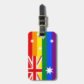 LGBT Australië Bagagelabel (Voorkant verticaal)