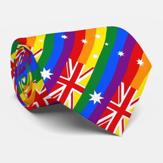 LGBT Australië Stropdas (Opgerold)