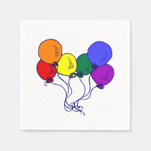 LGBT-ballonnen Servet