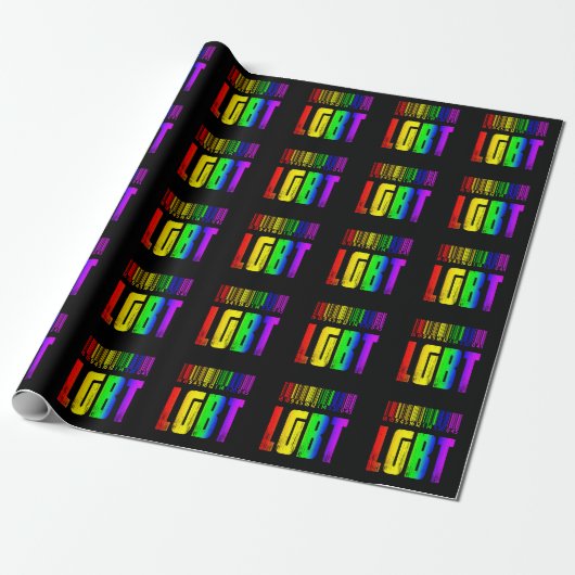 LGBT Barcode - LGBTQ Pride  Cadeaupapier (Uitgerold)