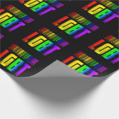 LGBT Barcode - LGBTQ Pride  Cadeaupapier (Hoek)
