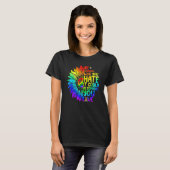 LGBT Be Careful Who You Hate It Could Be Someone Y T-shirt (Voorkant volledig)