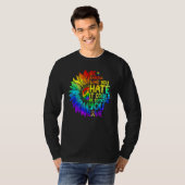 LGBT Be Careful Who You Hate It Could Be Someone Y T-shirt (Voorkant volledig)