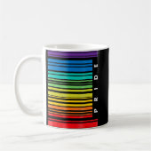 LGBT-bewustmakingsmaand streepjescode pansexual Pr Koffiemok (Links)
