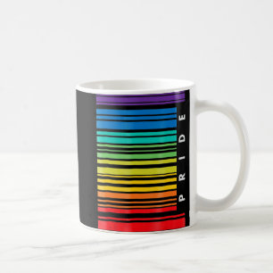LGBT-bewustmakingsmaand streepjescode pansexual Pr Koffiemok