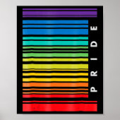 LGBT-bewustmakingsmaand streepjescode pansexual Pr Poster (Voorkant)