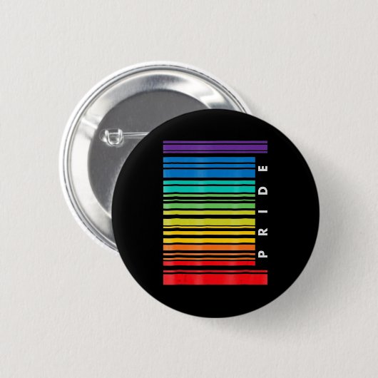 LGBT-bewustmakingsmaand streepjescode pansexual Pr Ronde Button 5,7 Cm (Voorkant /achterkant)