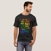 LGBT Bewustzijn Ouders Moeder Vader Gay Les Trans T-shirt (Voorkant volledig)