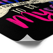 LGBT Bi Pride Proud Bisexual Bisexuality Alleen vl Poster (Hoek)