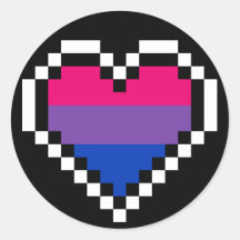 LGBT biseksuele pride pixel art