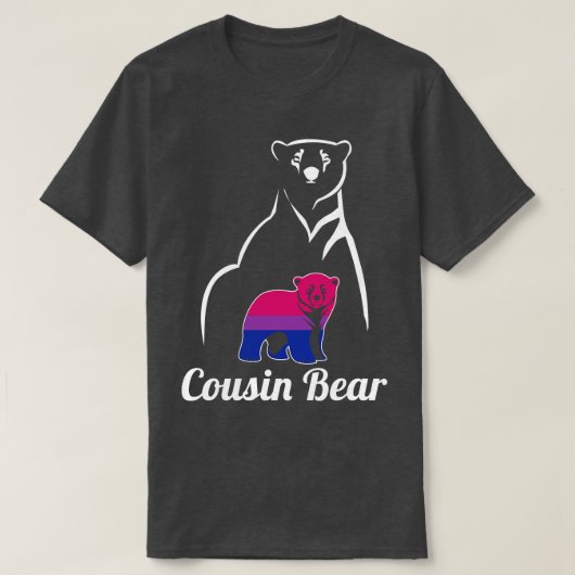 LGBT Bisexual Cousin Beer Bi Pride Flag T-shirt (Design voorkant)