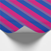 LGBT Bisexual Flag Colors Cadeaupapier (Hoek)