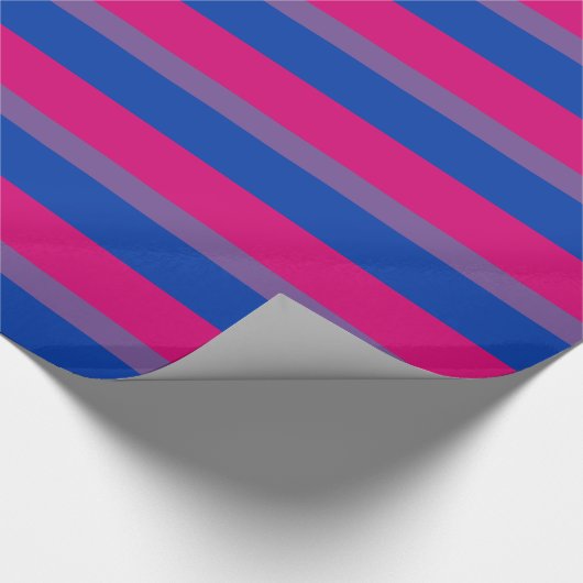 LGBT Bisexual Flag Colors Cadeaupapier (Hoek)