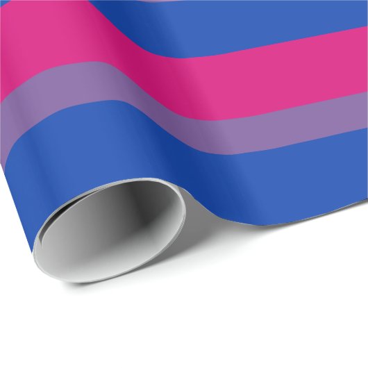 LGBT Bisexual Flag Colors Cadeaupapier (Rol Hoek)