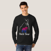 Lgbt Bisexual oom Beer Bi Pride Flag T-shirt (Voorkant volledig)