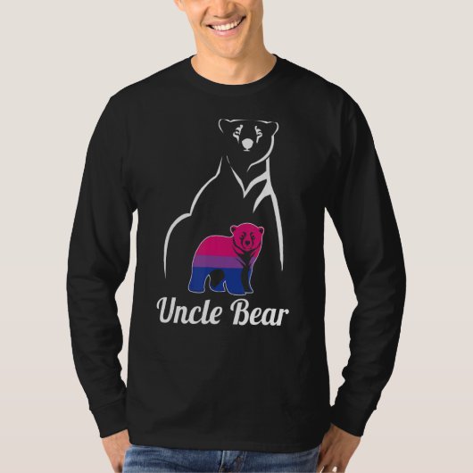 Lgbt Bisexual oom Beer Bi Pride Flag T-shirt (Voorkant)
