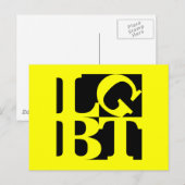 LGBT Black Pop Briefkaart (Voorkant / Achterkant)