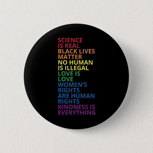 Lgbt- bondgenoot T-shirt Ronde Button 5,7 Cm (Voorkant)