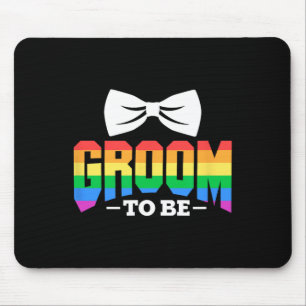Lgbt Bruidegom Om Gay Lesbische Jonggezellenfeest Muismat
