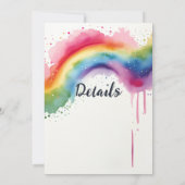 LGBT bruiloft uitnodiging (Achterkant)