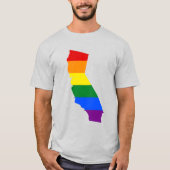 LGBT California, US State flag map Tanktop (Voorkant)