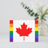 LGBT Canada Briefkaart (Staand voorkant)