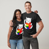 LGBT China Kat Bondgenoot Dierensteun T-shirt (Unisex)