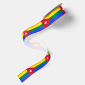 LGBT Cuba Satijnen Lint (Achterkant)
