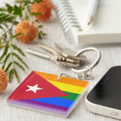 LGBT Cuba Sleutelhanger (Voorkant Rechts)
