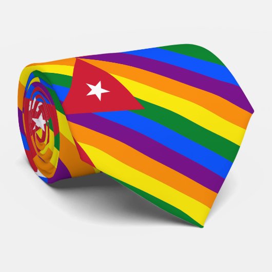 LGBT Cuba Stropdas (Opgerold)