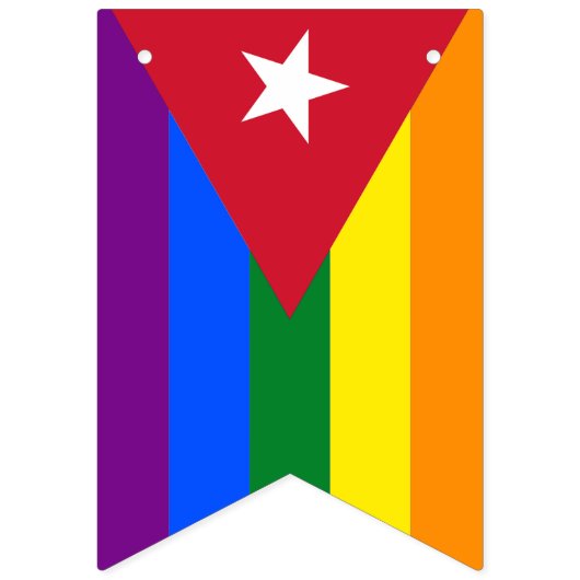 LGBT Cuba Vlaggetjes (Tweede vlag)