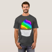 LGBT Cupcake Rainbow kleuricking LGBTQ T-shirt (Voorkant volledig)