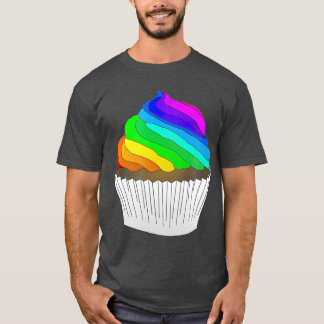 LGBT Cupcake Rainbow kleuricking LGBTQ T-shirt