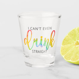 LGBT die ik niet eens rechtstreeks kan Drinken Shot Glas