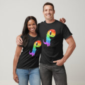 LGBT Dinosaur Rex Gay Pride Dino Allysaurus Rainbo T-shirt (Unisex)