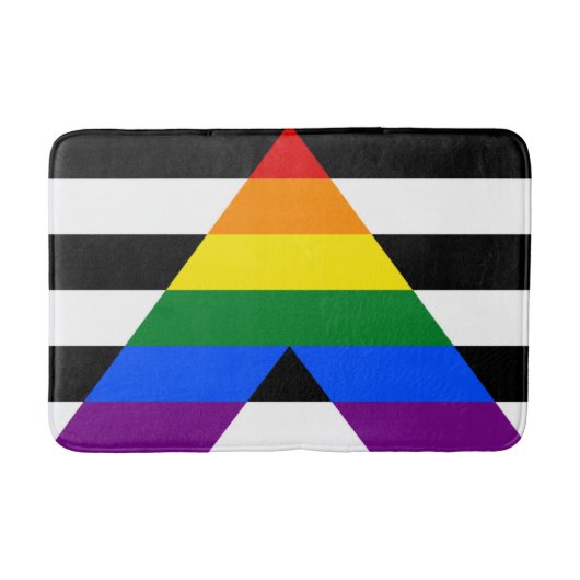 LGBT direct onder de vlag Bathroom Mat (Voorkant)