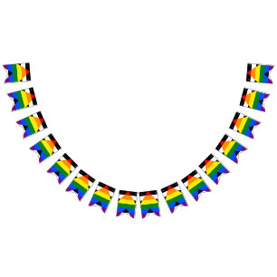 LGBT direct vlaggenbanner Vlaggetjes