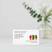 LGBT Discriminatieaanklager Visitekaartje (Staand voorkant)