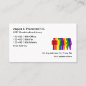 LGBT Discriminatieaanklager Visitekaartje (Voorkant)